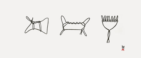 2024 IMPRESSION par JOSIE POOTOOGOOK Ajaraat (Jeux de cordes 31)*