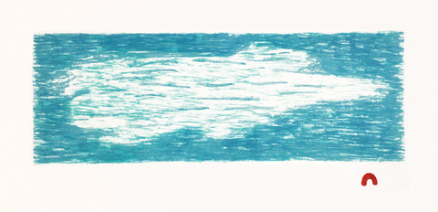 2025 PRINT Dorset Collection par NINGIUKULU TEEVEE *Aqquamajuq* (Surfaçage)