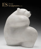 VINTAGE 16" Hugging Polar Bear by Bill Nasogaluak  *Ursus*