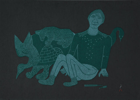 IMPRESSION 2024 par CEE POOTOOGOOK *Sculpteur au repos 32*