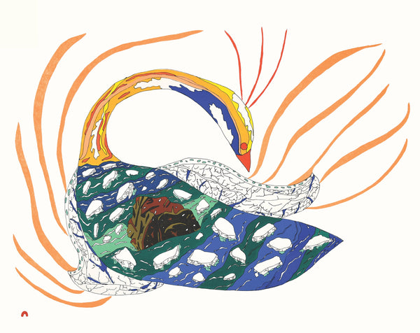 2023 DERNIER IMPRIMÉ Collection Dorset par OOLOOSIE SAILA *Loon Migration 15*