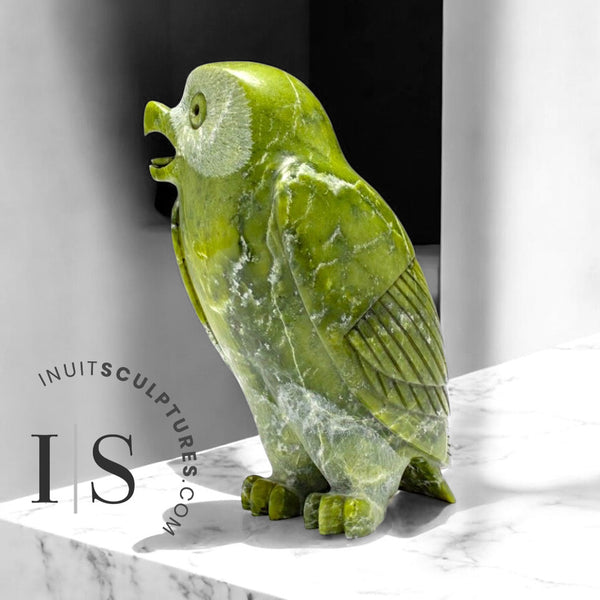 Chouette SIGNATURE 10" par le regretté Pits Qimirpik *Soccer*