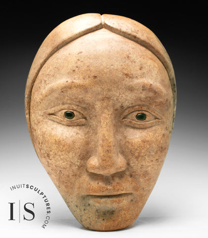 15" Face by Abraham Ruben *Mona Lisa's Smile or Mine?* BENCHMARK CARVING