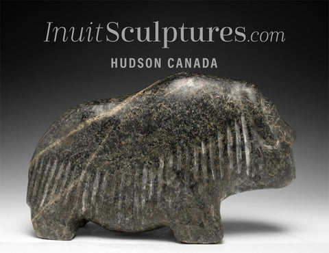 Bœuf musqué VINTAGE 10" par Barnabus Arnasungaaq *Têtu*