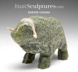 RESERVED** 6" Muskox by Mathew Tikivik *Tundra King*