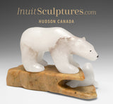 6" Polar Bear & Seal by Peter K. *Amigos*