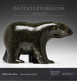 19" Large Walking Bear by Ashevak Adla