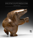 Ours dansant marron 14" par Joanie Ragee