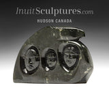 Famille inuite 10" par Ohito Ashoona *Nature's Way*