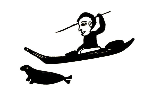 Chasseur de kayak de 1962 par Eleeshushe Parr