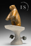 Ours et phoques 17" par Louie Uttaq Gjoa Haven *Peek a Boo*