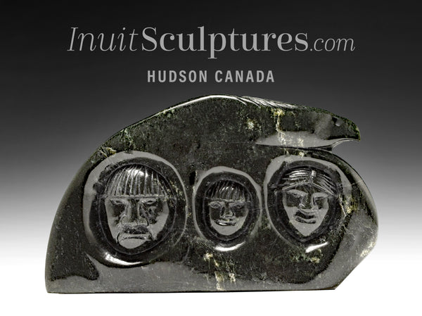 Famille inuite 10" par Ohito Ashoona *Nature's Way*