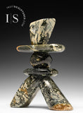 RESERVED** 10" SIGNATURE Inukshuk by Paul Bruneau *Shale*