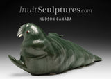 19" SIGNATURE Morse pèlerin par Jimmy Iqaluq *Henry*