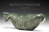 16" SIGNATURE Morse par Jimmy Iqaluq *Prendre les yeux rouges*