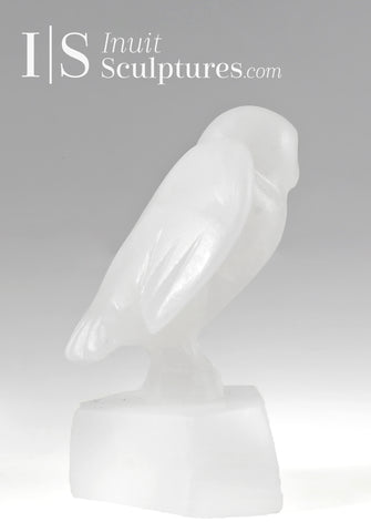 Chouette perchée de 3 po par Louie Uttaq Gjoa Haven