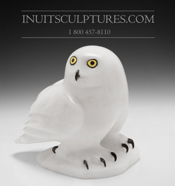 Hibou SIGNATURE 7" par Manasie Akpaliapik *Vanille*