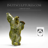 Ours dansant vert 3" par Markoosie Papigatook