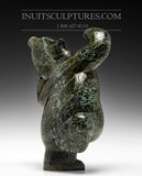 Ours dansant turquoise 9" par Markoosie Papigatok