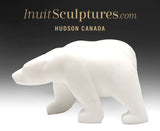 Ours jumeaux 12" par Mosesee Pootoogook *Flammes jumelles*