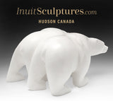 Ours jumeaux 12" par Mosesee Pootoogook *Flammes jumelles*