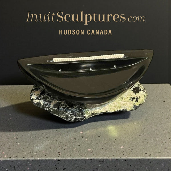 10" Working Qulliq (Seal Oil Stove) by Dale Ford *Hot Stuff*