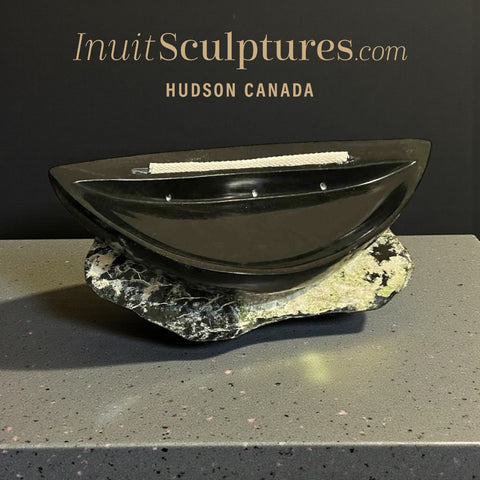 10" Working Qulliq (Seal Oil Stove) by Dale Ford *Hot Stuff*