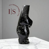14" Standing Bear by Louie Makittuq Gjoa Haven *Curious*