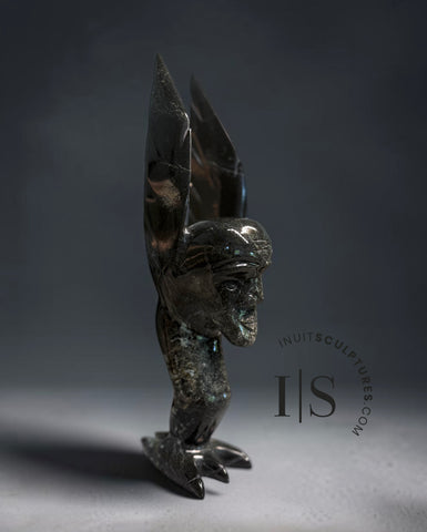 12" Bird Transformation by Ning Ashoona