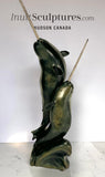 30” Museum Calibre Narwhals by Paul Malliki *Silhouettes*