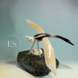 RESERVED** 9” Crane Bird by Derrald Taylor