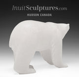 8"  SIGNATURE Walking Polar Bear by  Derrald Taylor *Blizzard*