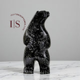 14" Standing Bear by Louie Makittuq Gjoa Haven *Curious*