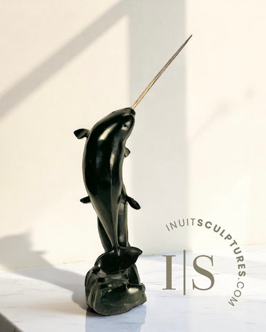 30” Museum Calibre Narwhals by Paul Malliki *Silhouettes*
