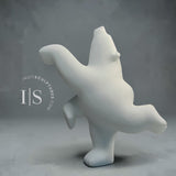 13" Limited Edition Dancing Bear by Johnny Manning (Italian Marble)