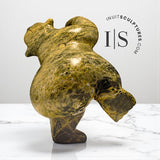 20" Dancing Bear by Nuyalia Tunnillie *Float Like a Butterfly, Sting Like a Bee*