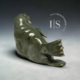 11" SIGNATURE Walrus by  Jimmy Iqaluq