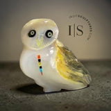 2" Zuni FetishScary Owl Halloween Edition by Master Carver Jeff Shetima (Copy)