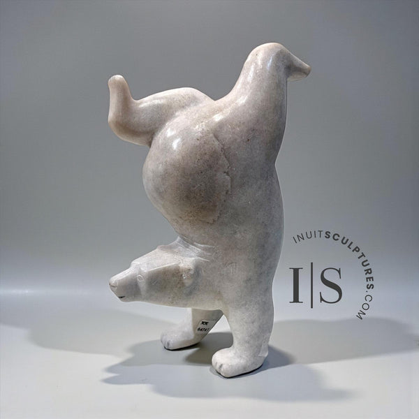 9" Diving Bear by Tim Pee