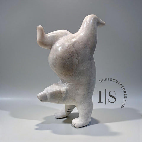 9" Diving Bear by Tim Pee