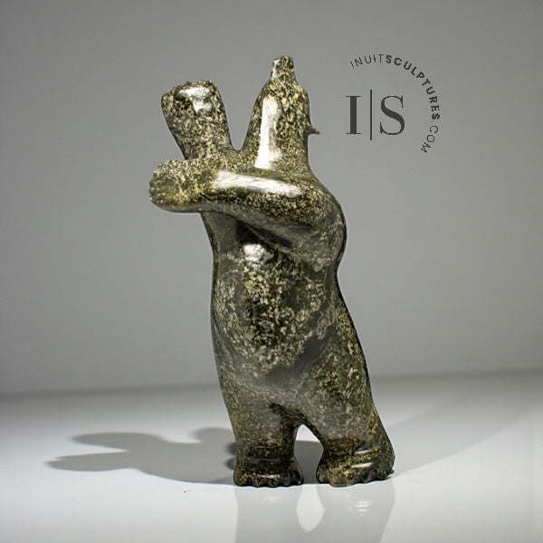 24"  Dancing Bear by Ashevak Adla *Run, Forest, Run*