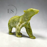 VINTAGE 7" Green Walking Bear by Henry Evaluardjuk *Homeward*