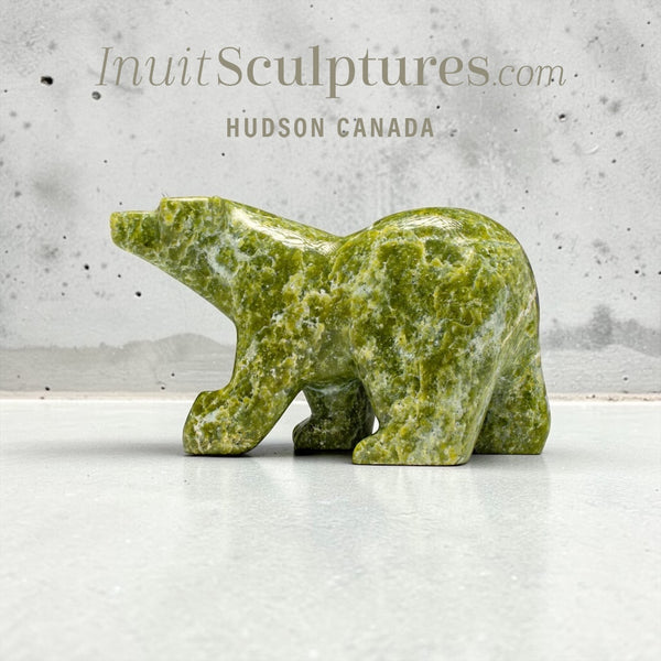 BIG PERSONALITY 12" Walking Bear by Samayualie Akesuk "Myles To Go"