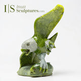13" SIGNATURE Eagle by Pits Qimirpik *Eagle Eye* CURATOR'S CHOICE