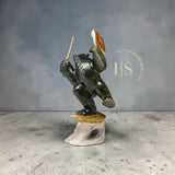 Ours en peluche tambourineur de 10 pouces, par Derrald Taylor *Leader of the Band*