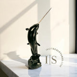 30” Museum Calibre Narwhals by Paul Malliki *Silhouettes*