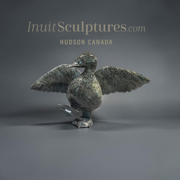 BIG HEARTED 13" Dancing Goose by Pudlalik Shaa *Rudy*