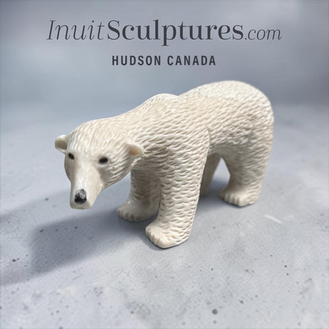 5" Walking Bear by Harrison Miklahook Jr.