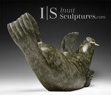 VINTAGE 16" Basking Walrus by Iola Abraham Ikkidluak (1936-2003) RCA