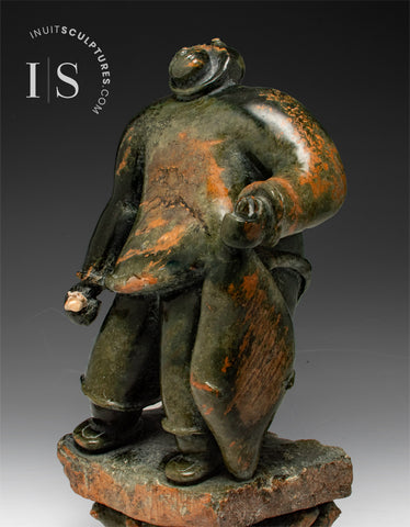 GRAND CŒUR 15" Chasseur et phoque par Jaco Eevik *Aux commandes*